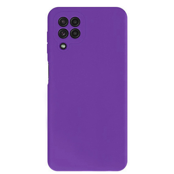 Силиконовый чехол для Samsung A22 4G Silicone Case Full Purple