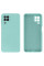 Силиконовый чехол для Samsung A22 4G Silicone Case Full Sea Blue