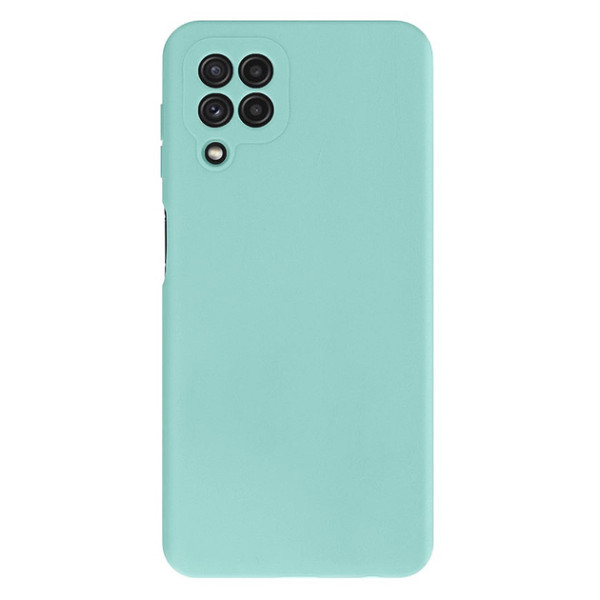 Силиконовый чехол для Samsung A22 4G Silicone Case Full Sea Blue
