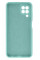 Силиконовый чехол для Samsung A22 4G Silicone Case Full Sea Blue