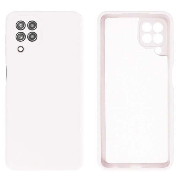 Силиконовый чехол для Samsung A22 4G Silicone Case Full White
