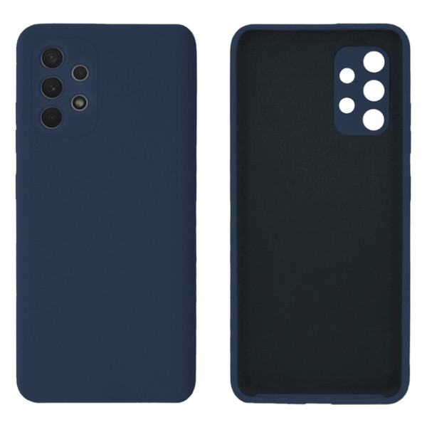 Силиконовый чехол для Samsung A23 Silicone Case Full Dark Blue