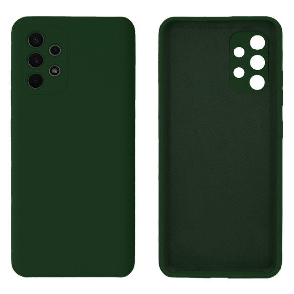 Силиконовый чехол для Samsung A23 Silicone Case Full Forest Green