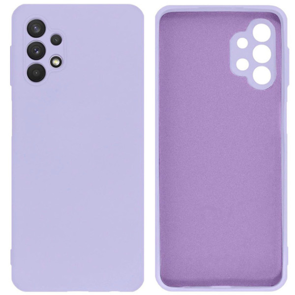 Силиконовый чехол для Samsung A23 Silicone Case Full Light Purple