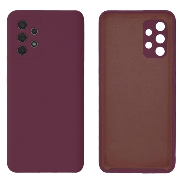 Силиконовый чехол для Samsung A23 Silicone Case Full Marsala