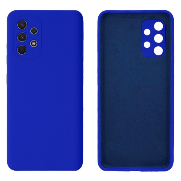 Силиконовый чехол для Samsung A23 Silicone Case Full Neon Blue