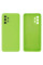 Силиконовый чехол для Samsung A23 Silicone Case Full Neon Green
