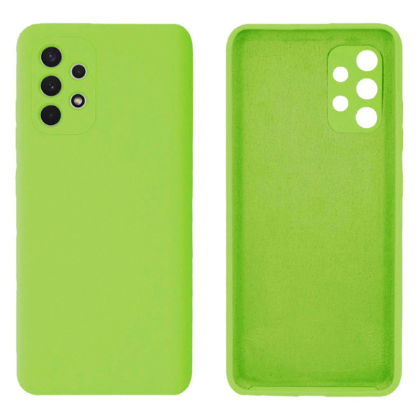 Силиконовый чехол для Samsung A23 Silicone Case Full Neon Green