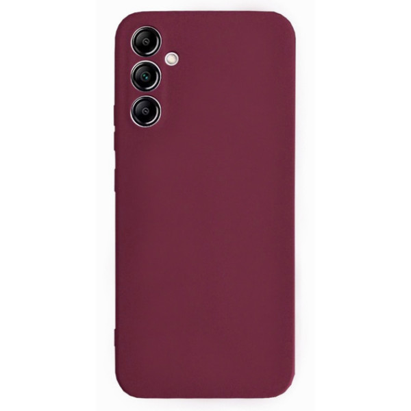 Силиконовый чехол для Samsung A24 Silicone Case Full Marsala