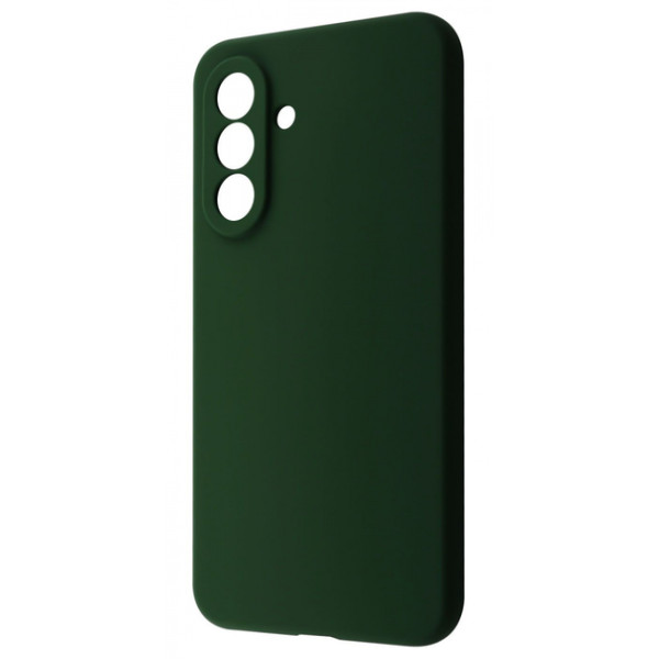 Силиконовый чехол для Samsung A26 5G Silicone Case Full Forest Green