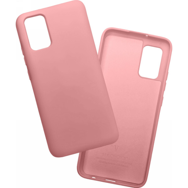 Силиконовый чехол для Samsung A31 Silicone Case Full Pink