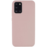 Силіконовий чохол для Samsung A31 Silicone Case Full Pink Sand