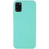 Силіконовий чохол для Samsung A31 Silicone Case Full Sea Blue