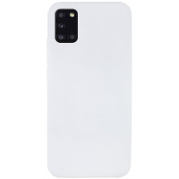 Силиконовый чехол для Samsung A31 Silicone Case Full White