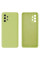 Силиконовый чехол для Samsung A32 Silicone Case Full Lime Green