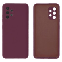 Силіконовий чохол для Samsung A32 Silicone Case Full Marsala