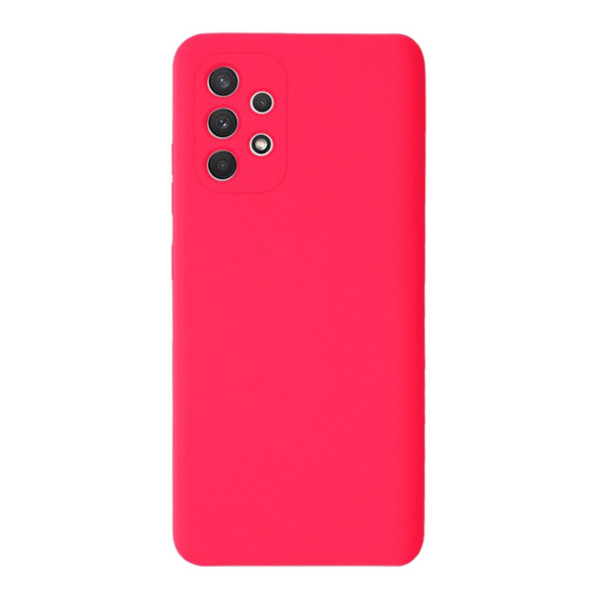 Силиконовый чехол для Samsung A32 Silicone Case Full Shiny Pink