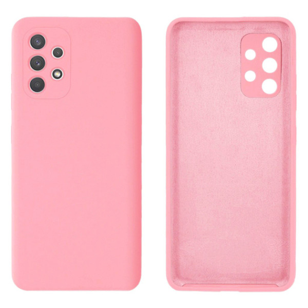 Силиконовый чехол для Samsung A33 Silicone Case Full Light Pink