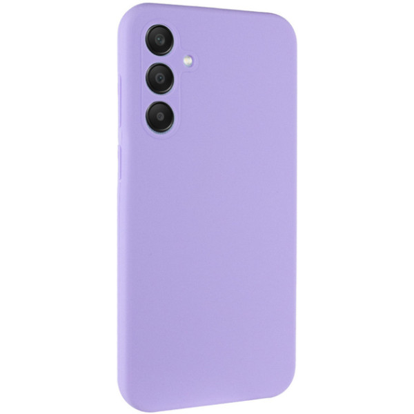 Силиконовый чехол для Samsung A35 Silicone Case Light purple