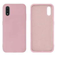 Силіконовий чохол для Samsung A40 Silicone Case Full Pink Sand