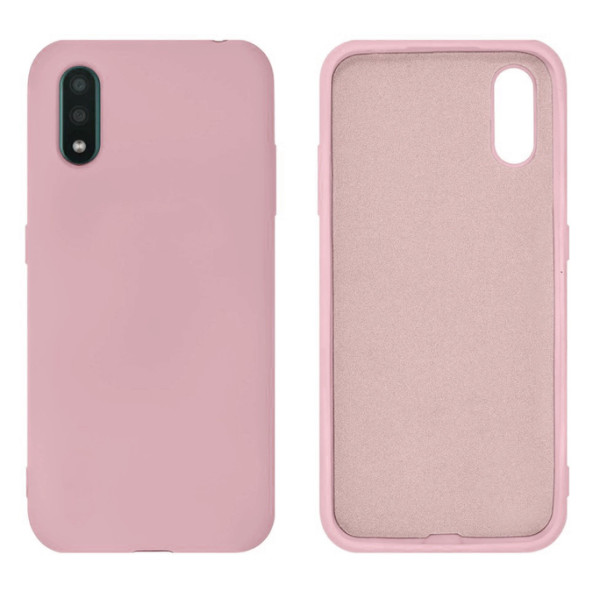 Силіконовий чохол для Samsung A40 Silicone Case Full Pink Sand
