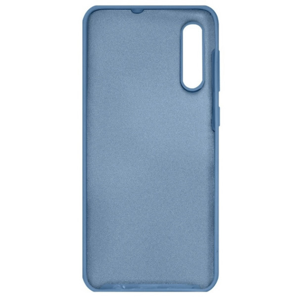 Силиконовый чехол для Samsung A50 Silicone Case Full Azure