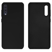 Силиконовый чехол для Samsung A50 Silicone Case Full Black