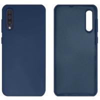 Силіконовий чохол для Samsung A50 Silicone Case Full Dark Blue