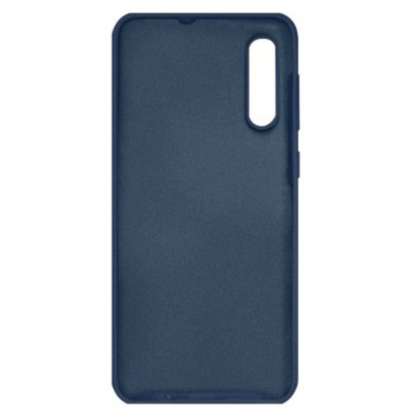 Силиконовый чехол для Samsung A50 Silicone Case Full Dark Blue