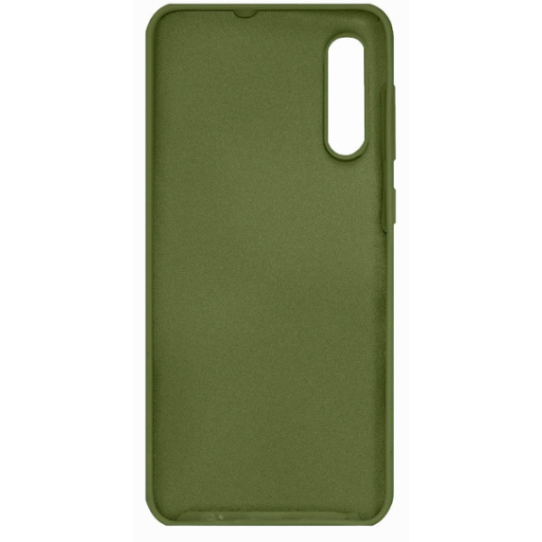 Силиконовый чехол для Samsung A50 Silicone Case Full Khaki