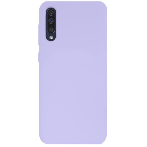 Силіконовий чохол для Samsung A50 Silicone Case Full Light Purple