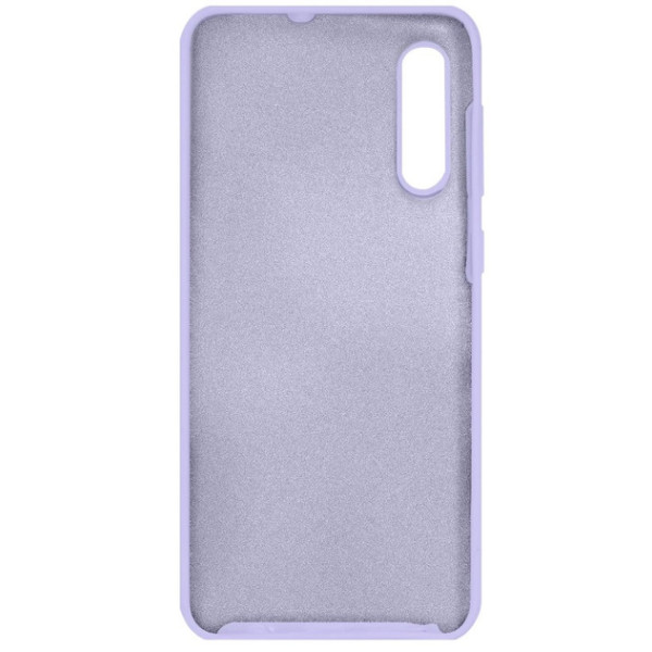 Силіконовий чохол для Samsung A50 Silicone Case Full Light Purple