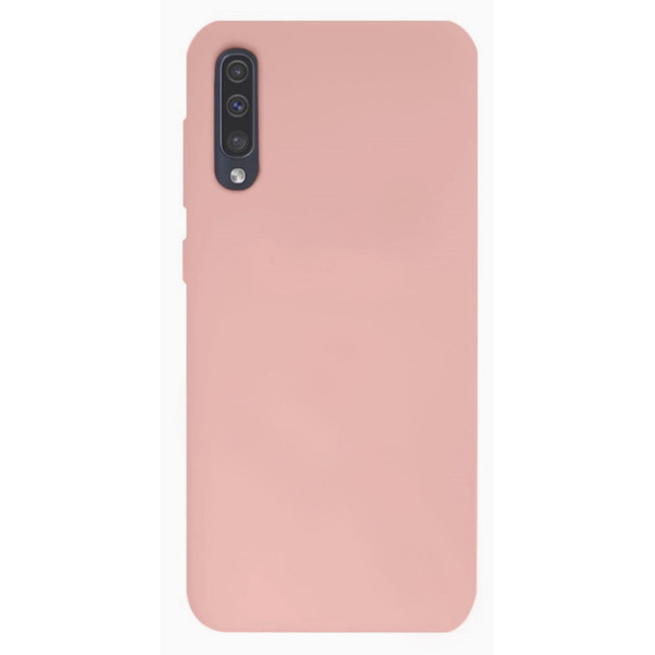 Силиконовый чехол для Samsung A50 Silicone Case Full Pink Sand