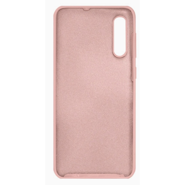 Силиконовый чехол для Samsung A50 Silicone Case Full Pink Sand