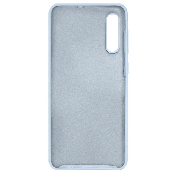 Силиконовый чехол для Samsung A50 Silicone Case Full Sky blue