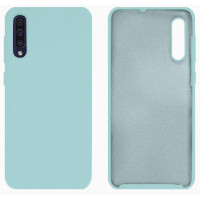Силіконовий чохол для Samsung A50 Silicone Case Full Turquoise