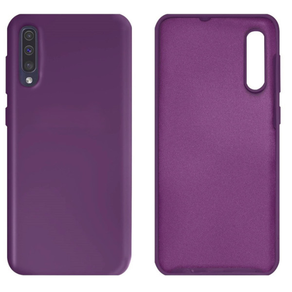Силиконовый чехол для Samsung A50 Silicone Case Full Ultraviolet