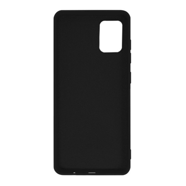 Силиконовый чехол для Samsung A51 Silicone Case Full Black