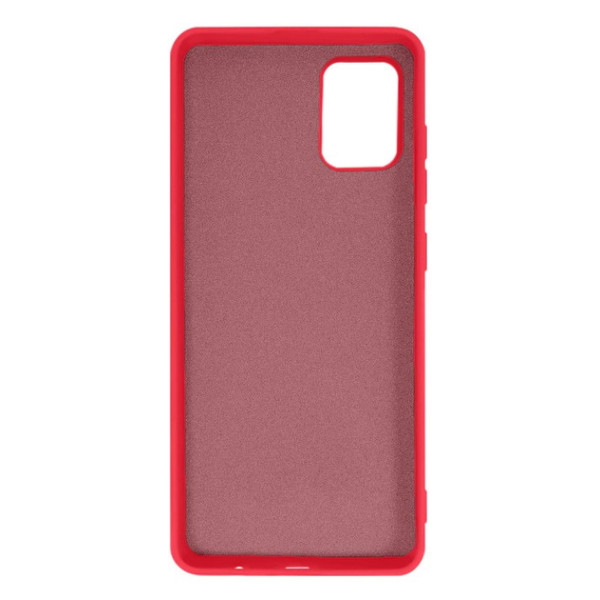 Силиконовый чехол для Samsung A51 Silicone Case Full Coral