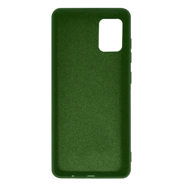 Силиконовый чехол для Samsung A51 Silicone Case Full Khaki