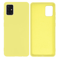 Силіконовий чохол для Samsung A51 Silicone Case Full Lemonade
