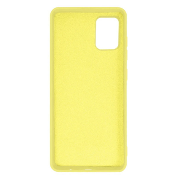 Силиконовый чехол для Samsung A51 Silicone Case Full Lemonade