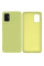 Силиконовый чехол для Samsung A51 Silicone Case Full Lime Green