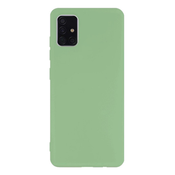 Силиконовый чехол для Samsung A51 Silicone Case Full Mint