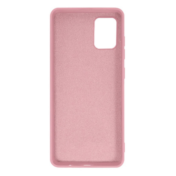 Силиконовый чехол для Samsung A51 Silicone Case Full Pink Sand