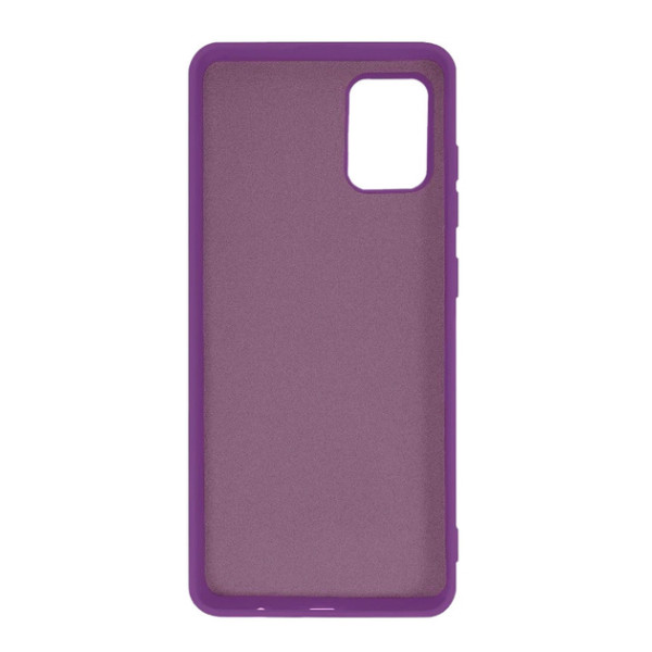 Силиконовый чехол для Samsung A51 Silicone Case Full Purple