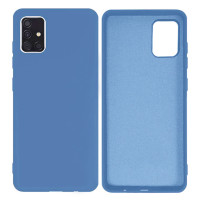 Силиконовый чехол для Samsung A51 Silicone Case Full Blue Horizon