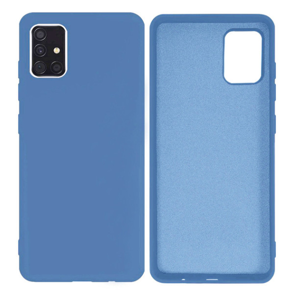 Силиконовый чехол для Samsung A51 Silicone Case Full Blue Horizon