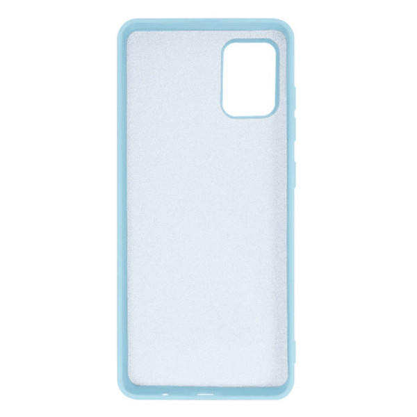 Силиконовый чехол для Samsung A51 Silicone Case Full Sky Blue