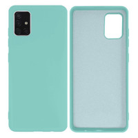 Силіконовий чохол для Samsung A51 Silicone Case Full Turquoise